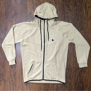 YoungLA warmup tan zip up hoodie men’s XL